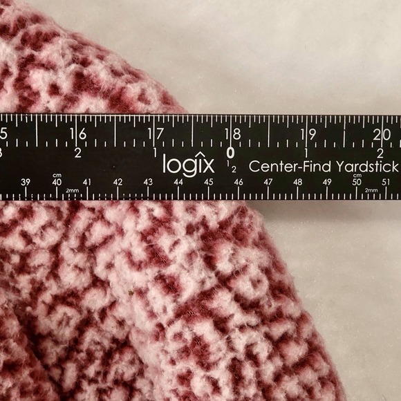 Realtree Women's‎ Pink & White Sherpa Fleece Size Large Pullover 1/4 Zip Front - Picture 7 of 10